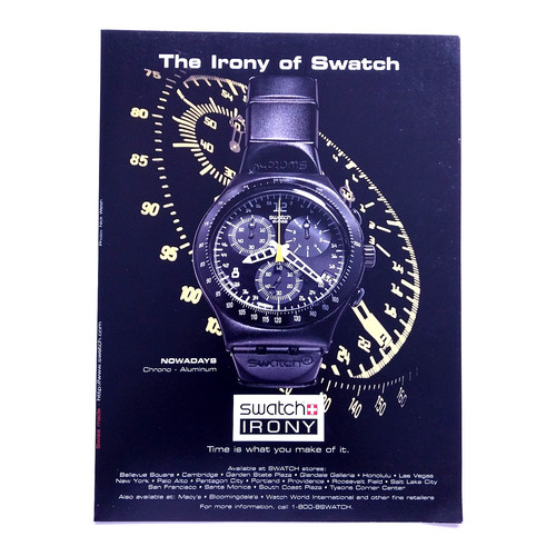 Orologio swatch irony - irony, chrono