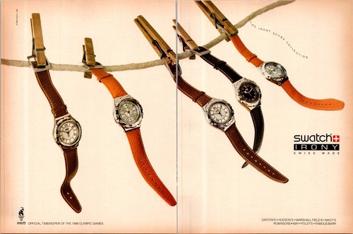 1995 swatch watch - watch, irony