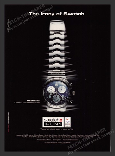 Swatch watch ironia - swatch, l'ironia